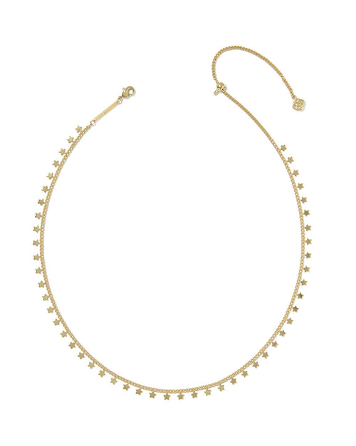 KS PARKER STAR STRAND NECKLACE GOLD