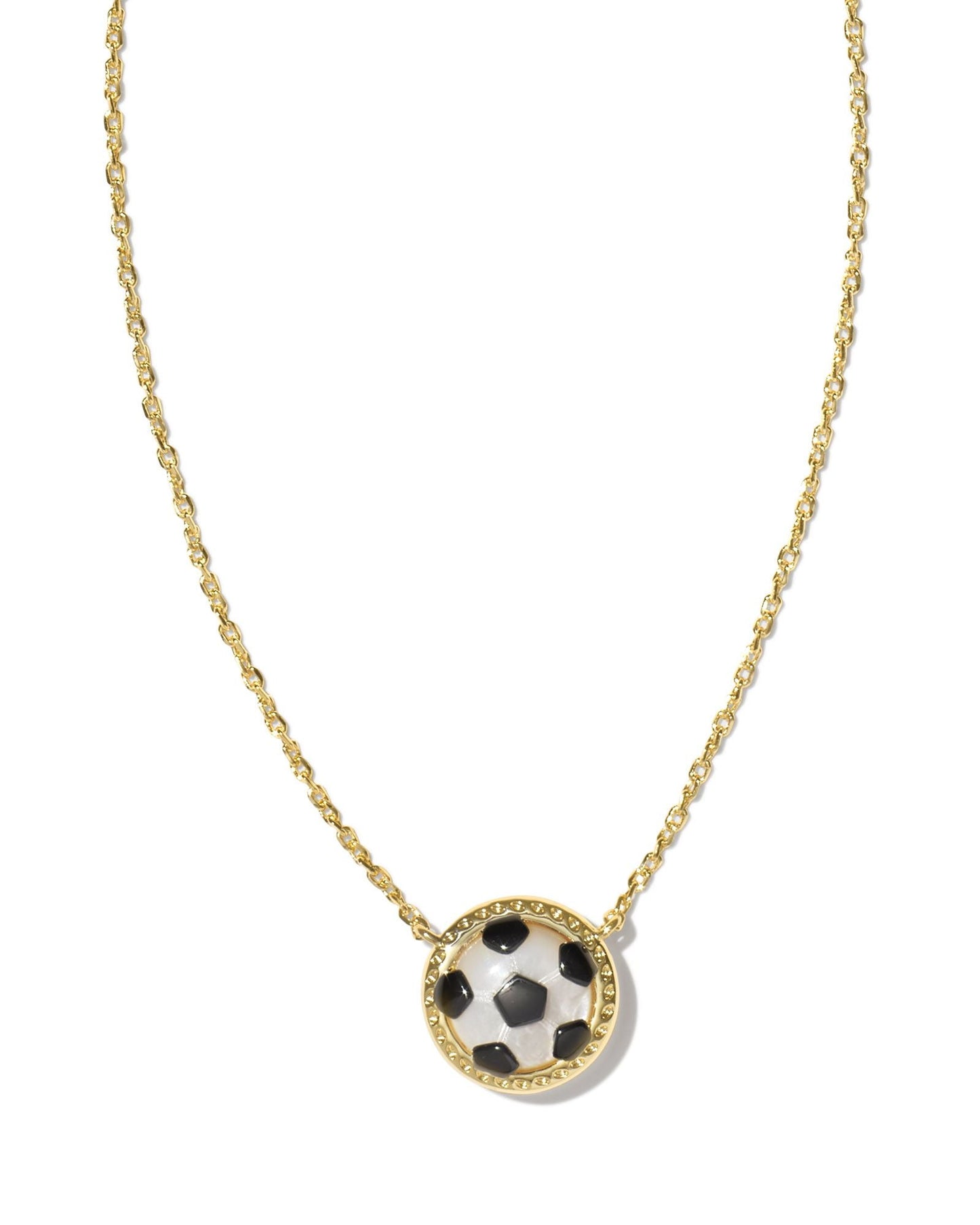 KS SOCCER SHORT PENDANT NECKLACE GOLD