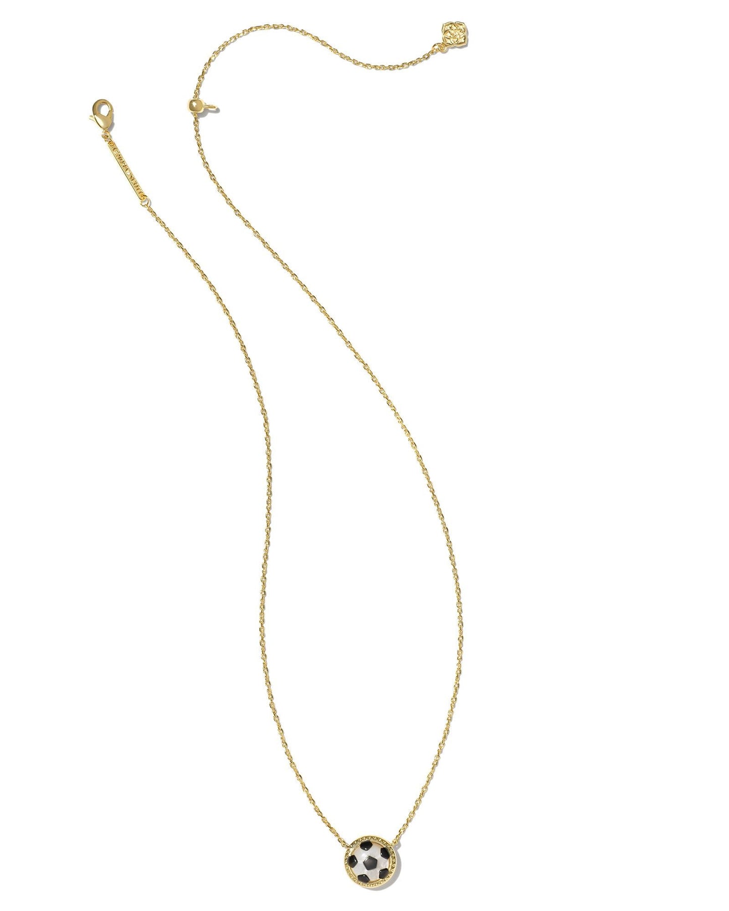 KS SOCCER SHORT PENDANT NECKLACE GOLD