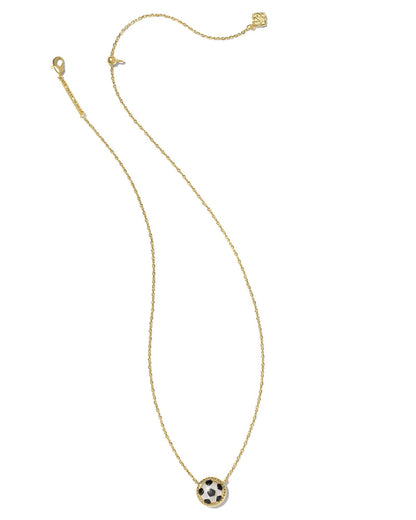 KS SOCCER SHORT PENDANT NECKLACE GOLD