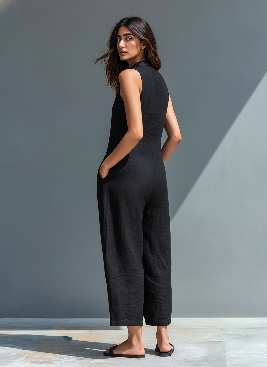 Vania - Breezy Linen Jumpsuit