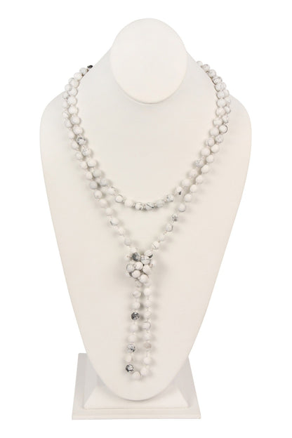 Natural Stone Bead Necklace
