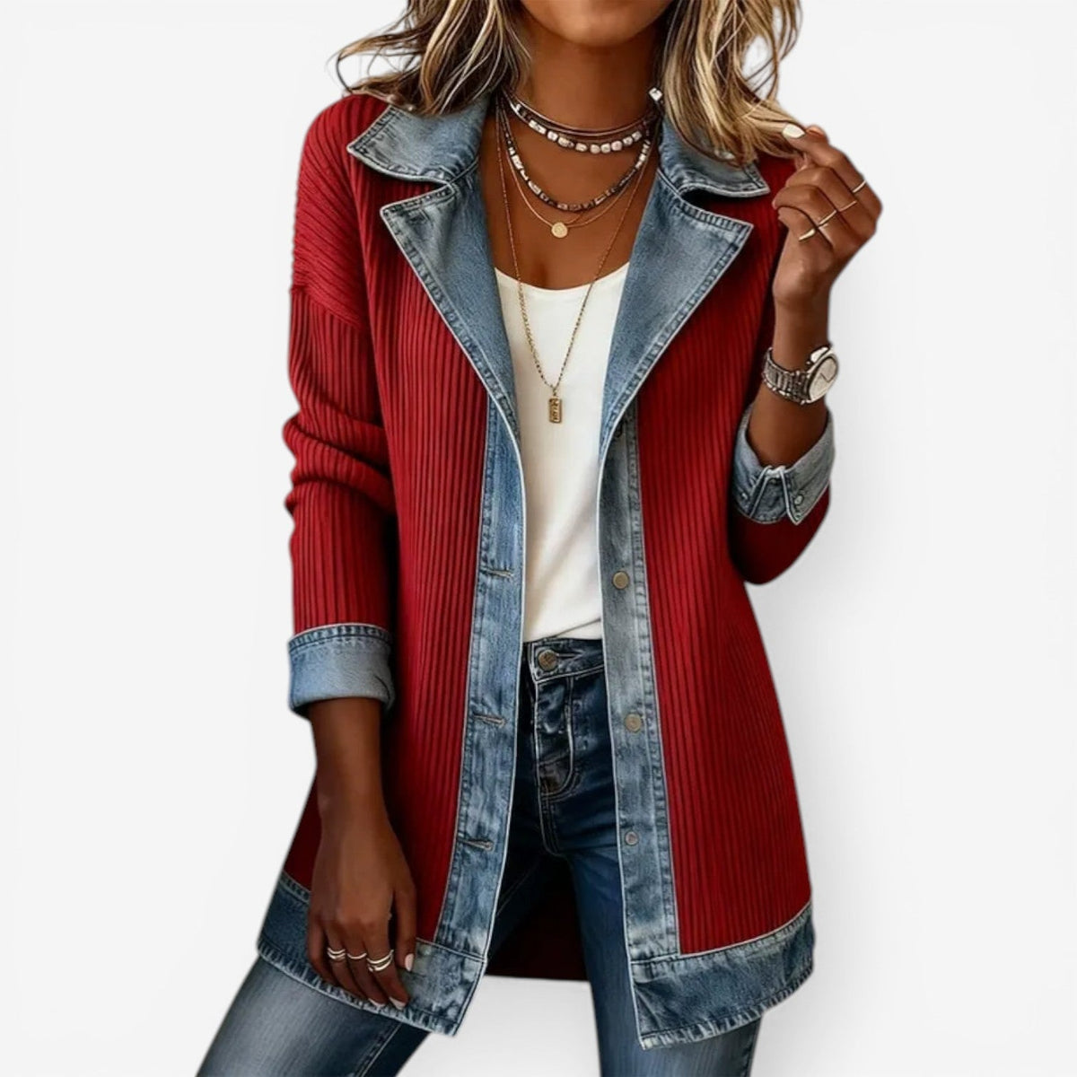 Kerensa - Soft-Touch Layered Jacket