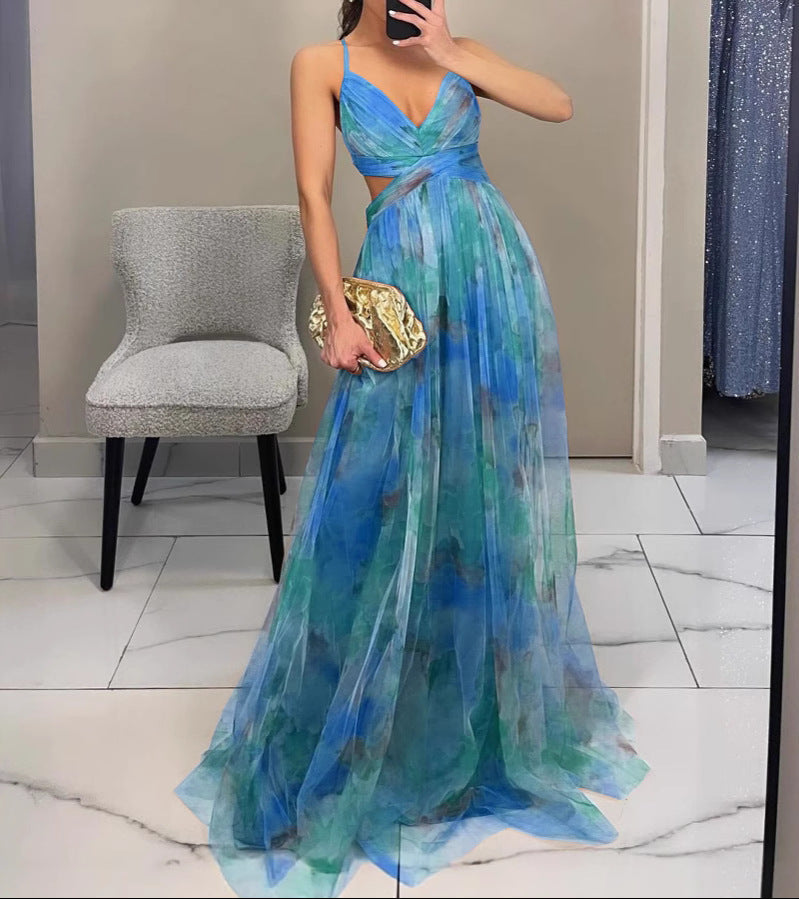 Nalina - Flowy Floral Maxi Dress