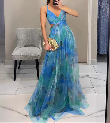 Nalina - Flowy Floral Maxi Dress