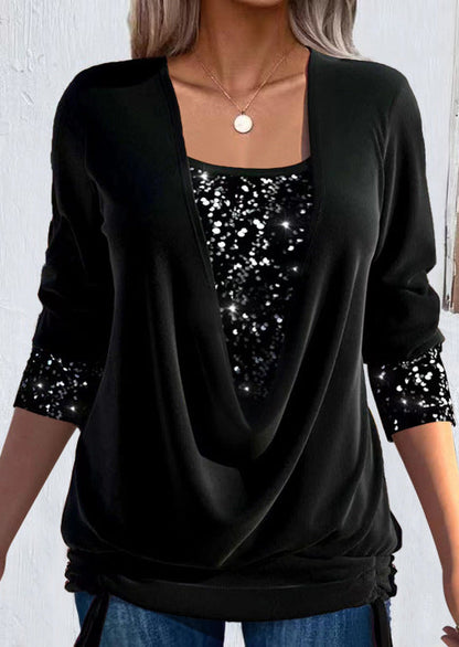 Ariellea - Soft-Touch Draped Blouse