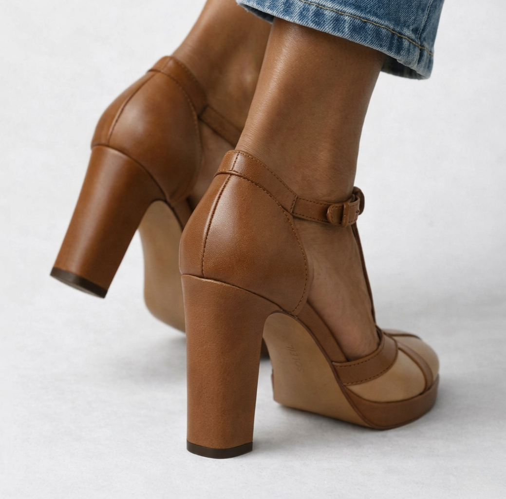 Celandra - Ergonomic Strap Heels