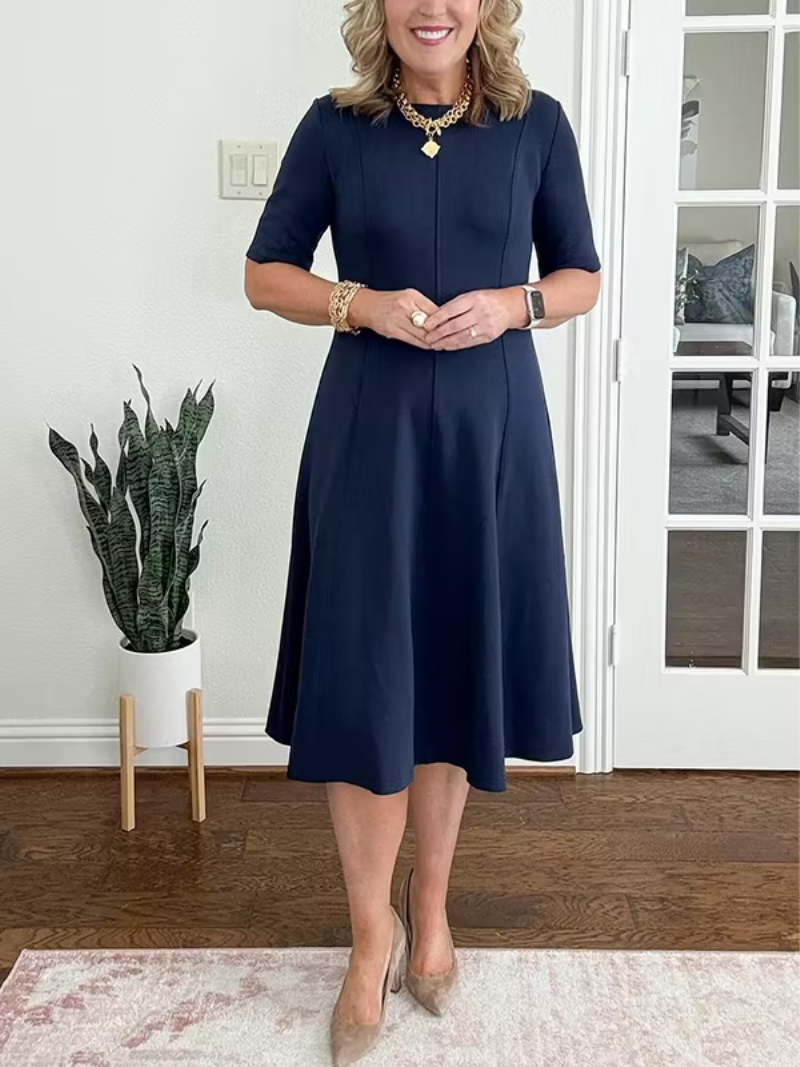 Ivanelle - Soft-Touch Midi Dress