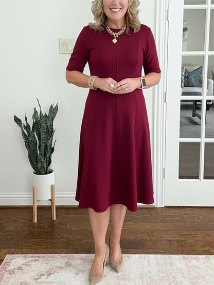 Ivanelle - Soft-Touch Midi Dress