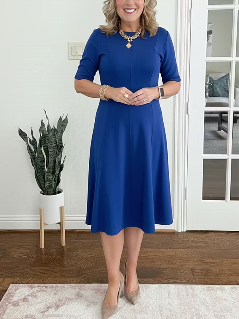 Ivanelle - Soft-Touch Midi Dress