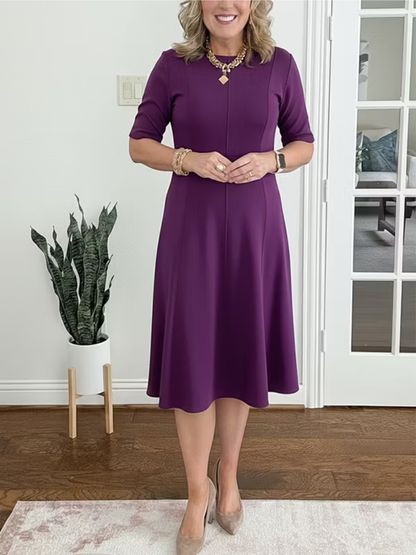 Ivanelle - Soft-Touch Midi Dress