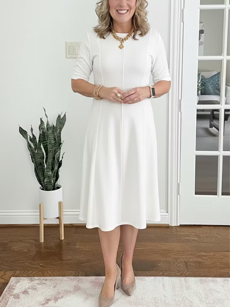 Ivanelle - Soft-Touch Midi Dress