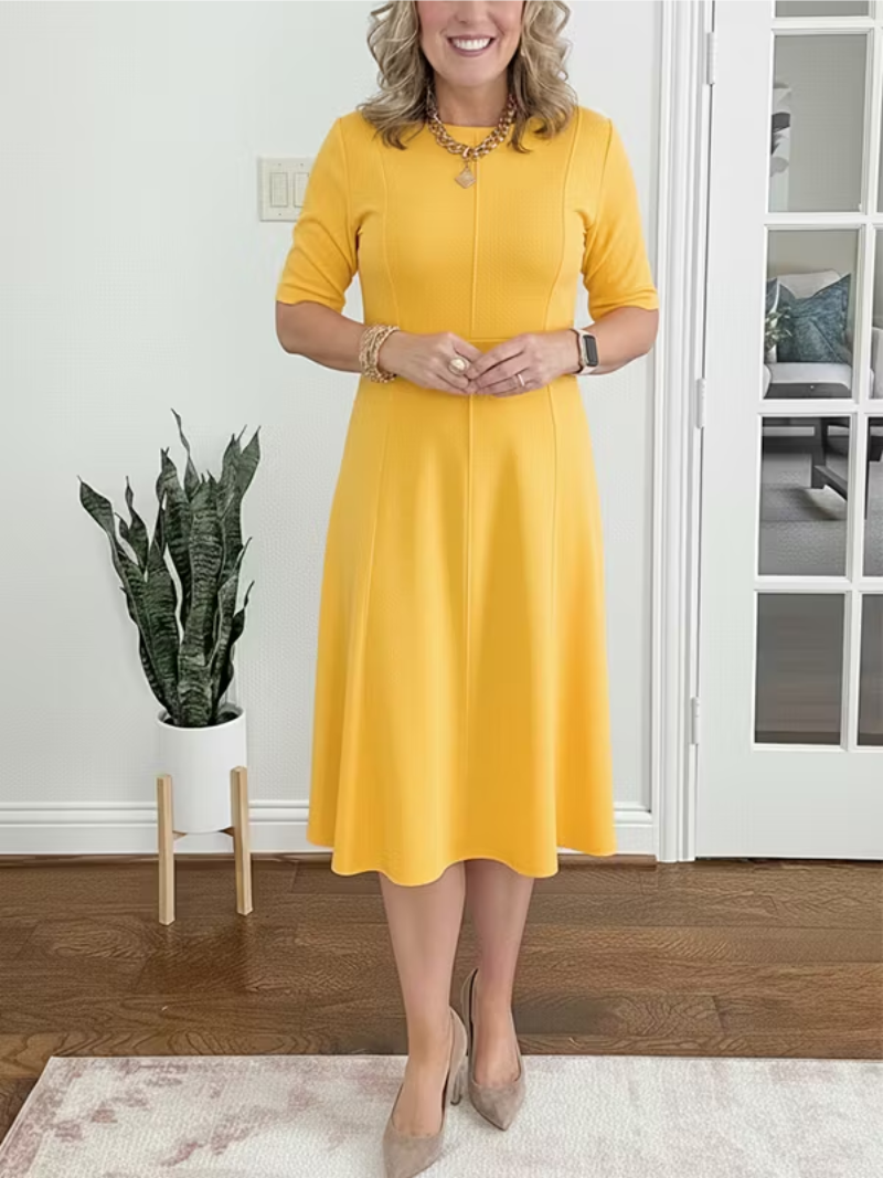 Ivanelle - Soft-Touch Midi Dress