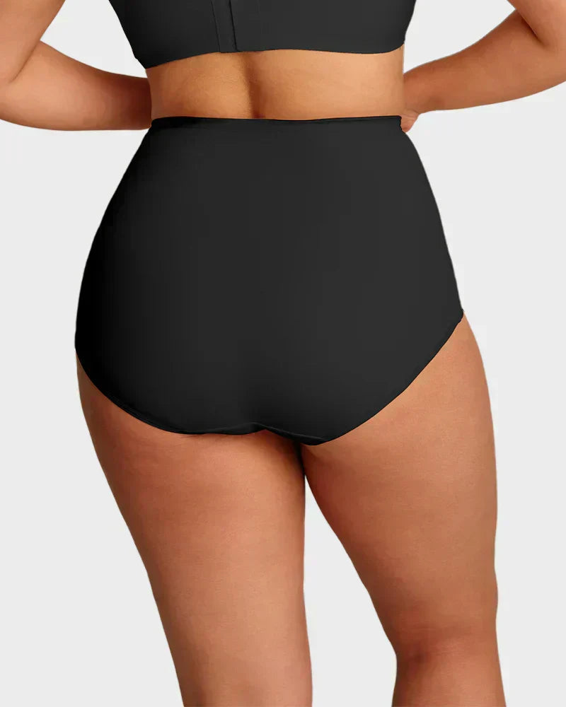 🔥Buy 1 Get 2 Free (3 PCS)✨Plus-Size High-Waist Cross Tummy Control Panties