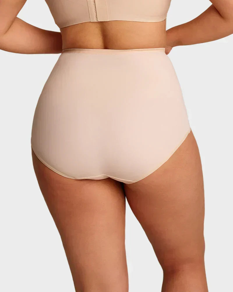 🔥Buy 1 Get 2 Free (3 PCS)✨Plus-Size High-Waist Cross Tummy Control Panties