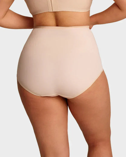 🔥Buy 1 Get 2 Free (3 PCS)✨Plus-Size High-Waist Cross Tummy Control Panties