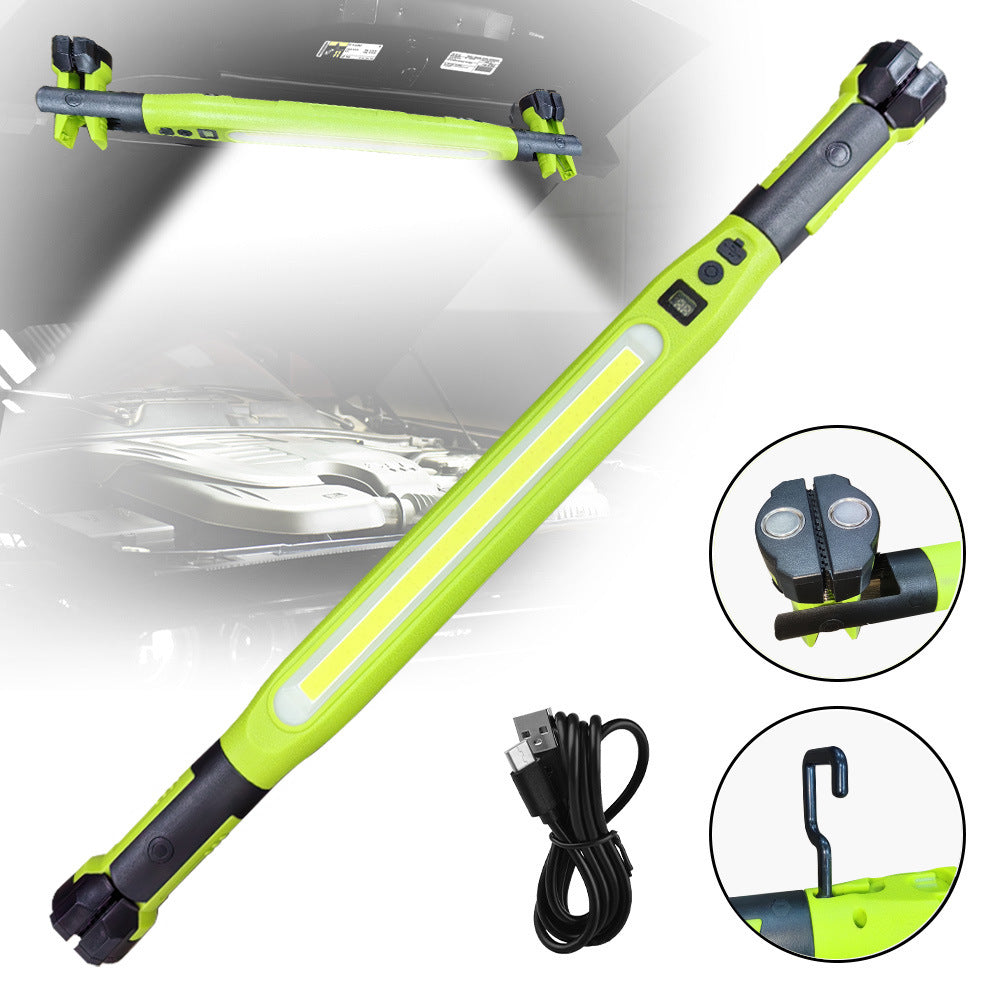 📢📢49% OFF !! ⏰3000LM LED Work Light – Magnetic + hook, 5200mAh battery, 360° rotation. Type‑C fast charge. Bright as day anywhere! 🔋✨