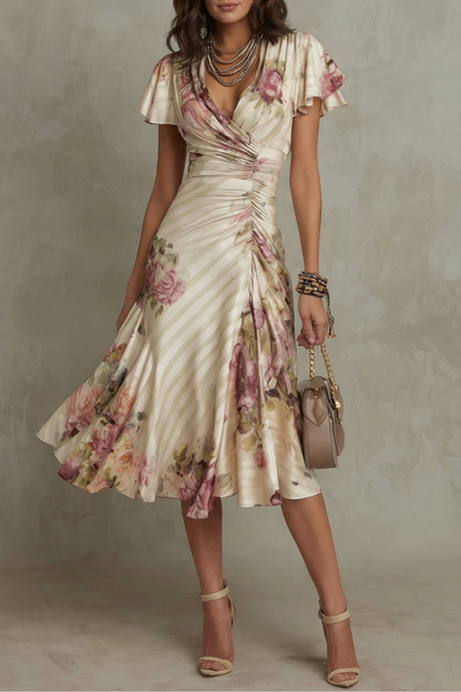 Jessamine - Luxe Wrap Midi Dress