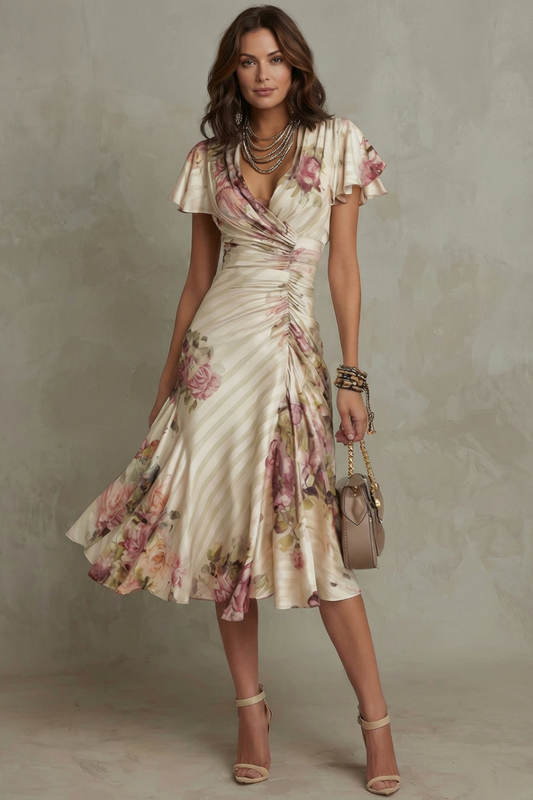 Jessamine - Luxe Wrap Midi Dress