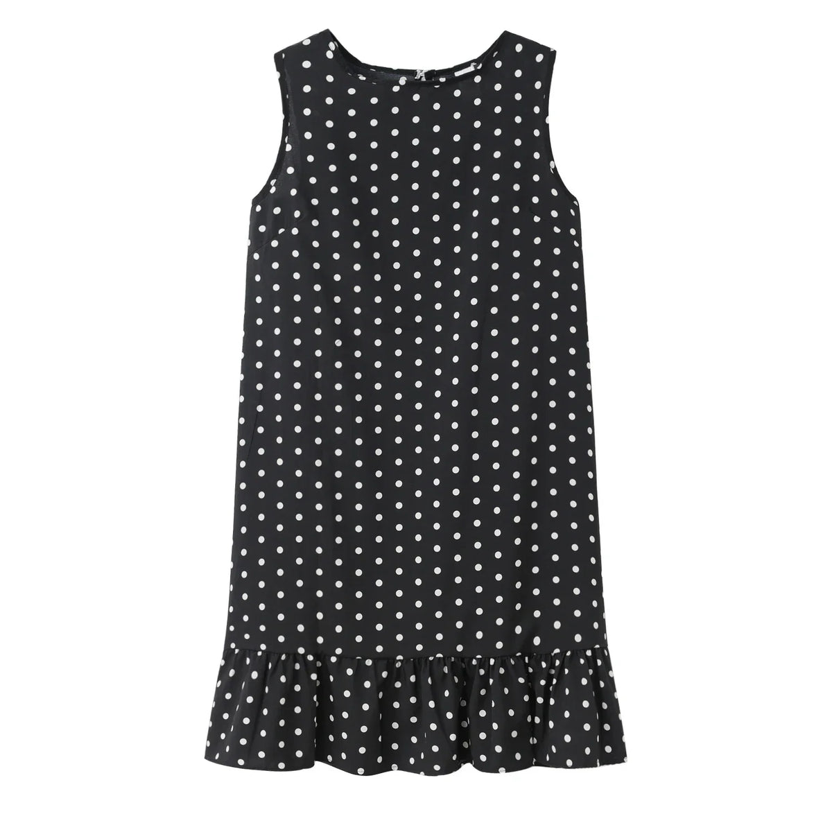 Robe d'été à pois jaune bohème