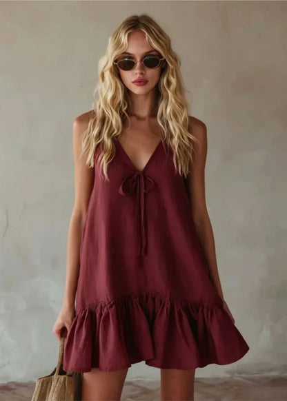 Robe Bohémienne Rose Pastel