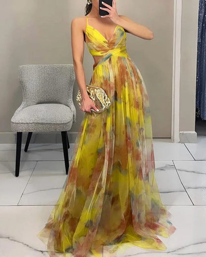 Nalina - Flowy Floral Maxi Dress