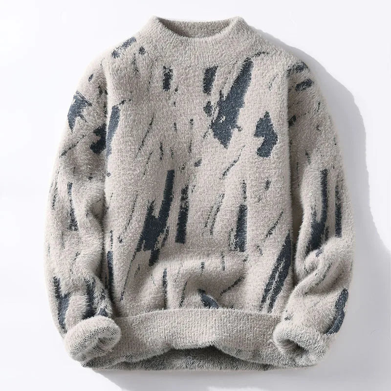 Zarevia - Soft-Touch Half Roll-Neck Sweater