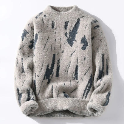 Zarevia - Soft-Touch Half Roll-Neck Sweater