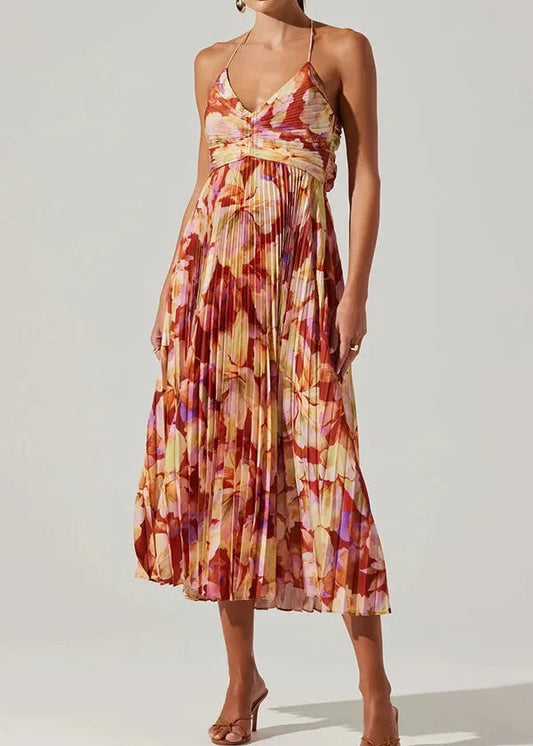 Robe mi longue boheme