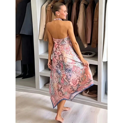 Robe Col Cou Bohemienne