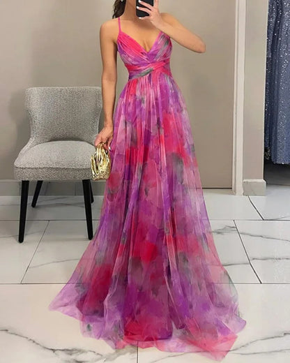 Nalina - Flowy Floral Maxi Dress