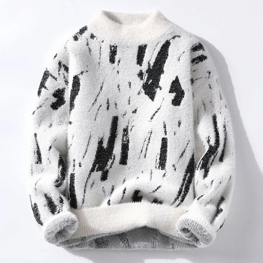 Zarevia - Soft-Touch Half Roll-Neck Sweater