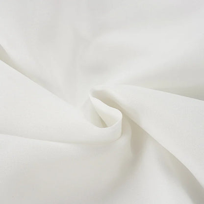 Robe courte blanche pour femme col cou et dos nu