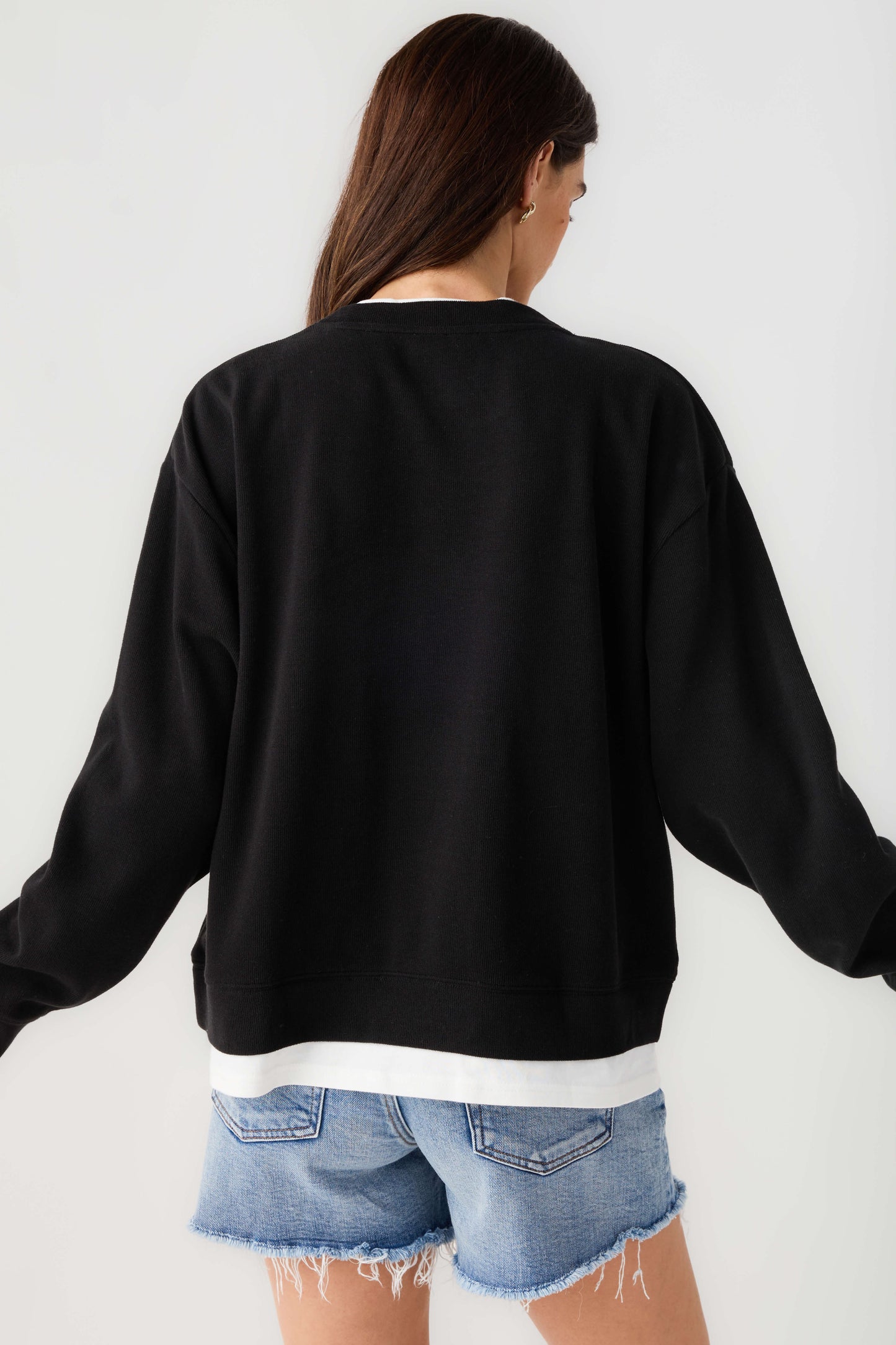 Women's Casual Basic Crewneck Pullover Sweatshirt
