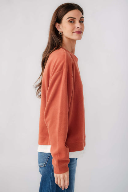 Women's Casual Basic Crewneck Pullover Sweatshirt