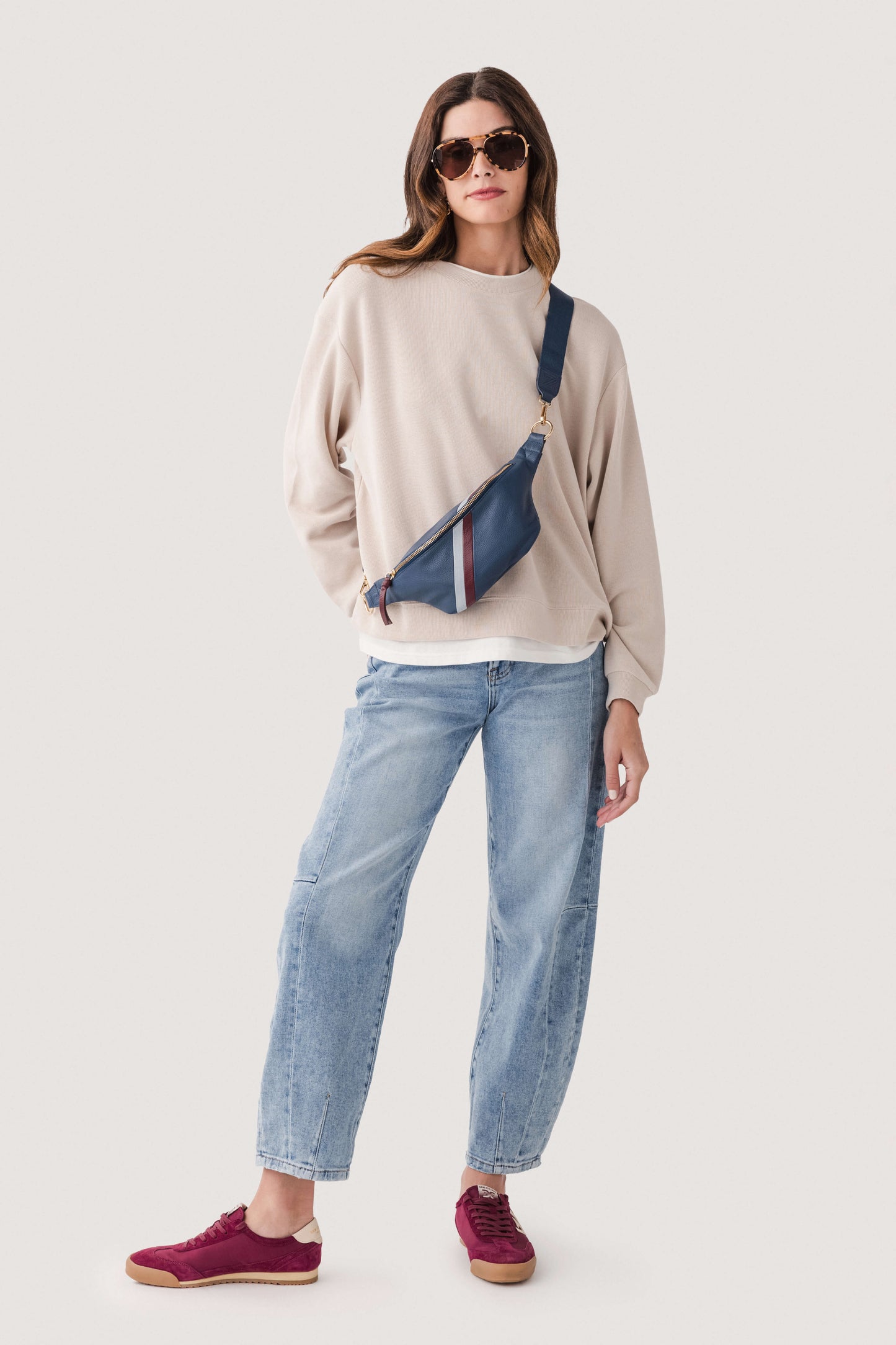 Women's Casual Basic Crewneck Pullover Sweatshirt