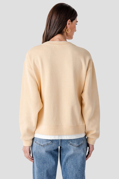Women's Casual Basic Crewneck Pullover Sweatshirt