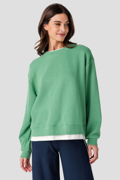 Women's Casual Basic Crewneck Pullover Sweatshirt