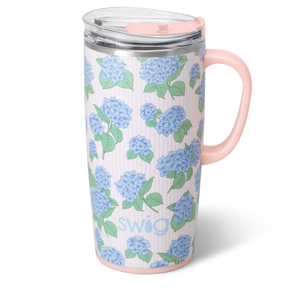SWIG Hydrangeas 22oz Travel Mug