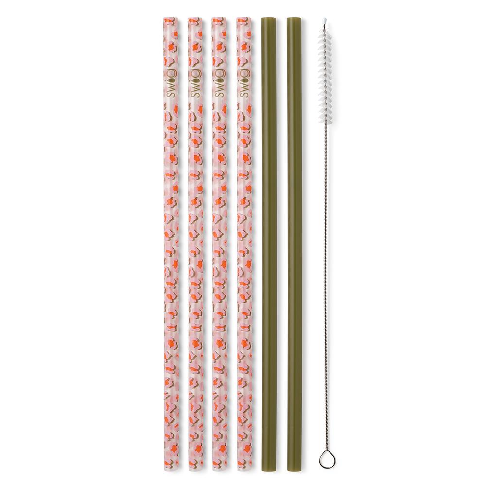 SWIG On The Prowl + Olive Straw Set
