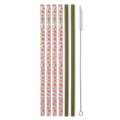 SWIG On The Prowl + Olive Straw Set