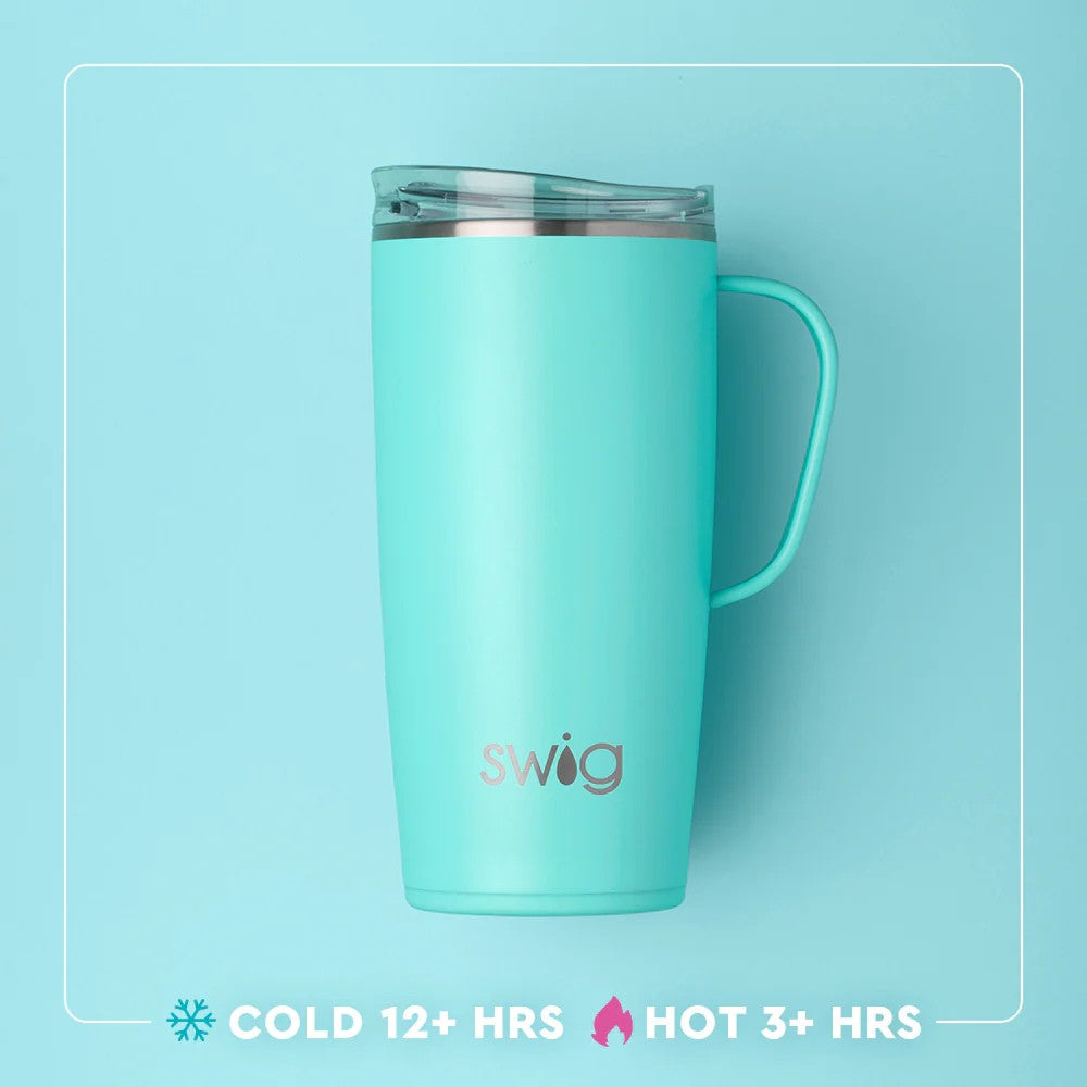 SWIG Gingham 22oz Travel Mug