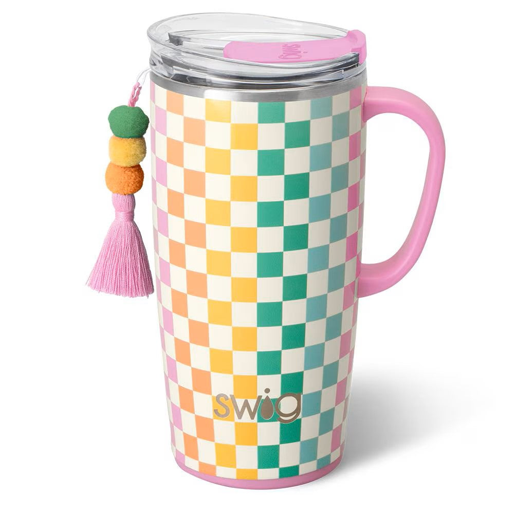 SWIG Check Mate 22oz Travel Mug