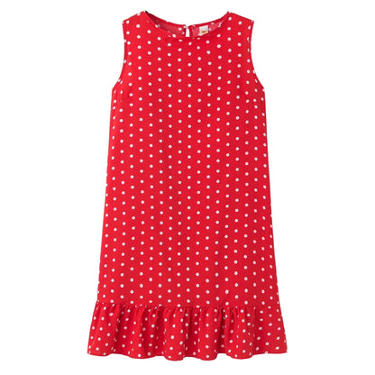 Robe d'été à pois jaune bohème