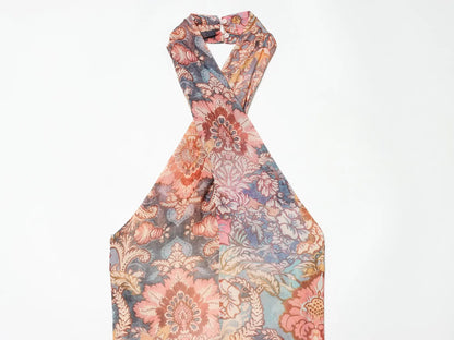 Robe Col Cou Bohemienne