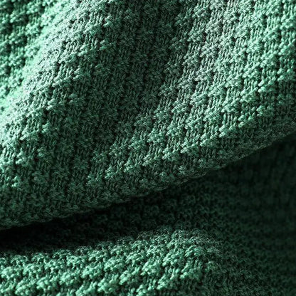 Oriane - Textured Mock-Neck Sweater