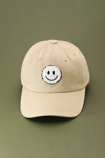 Smiley Embroidered Cap
