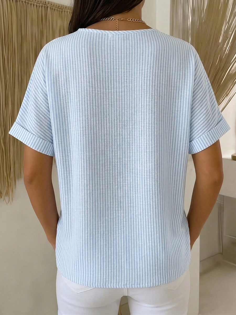 Lavinia - Colorfast Striped Blouse
