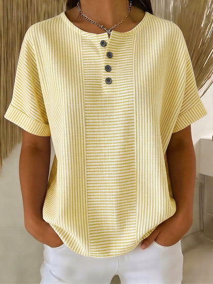 Lavinia - Colorfast Striped Blouse
