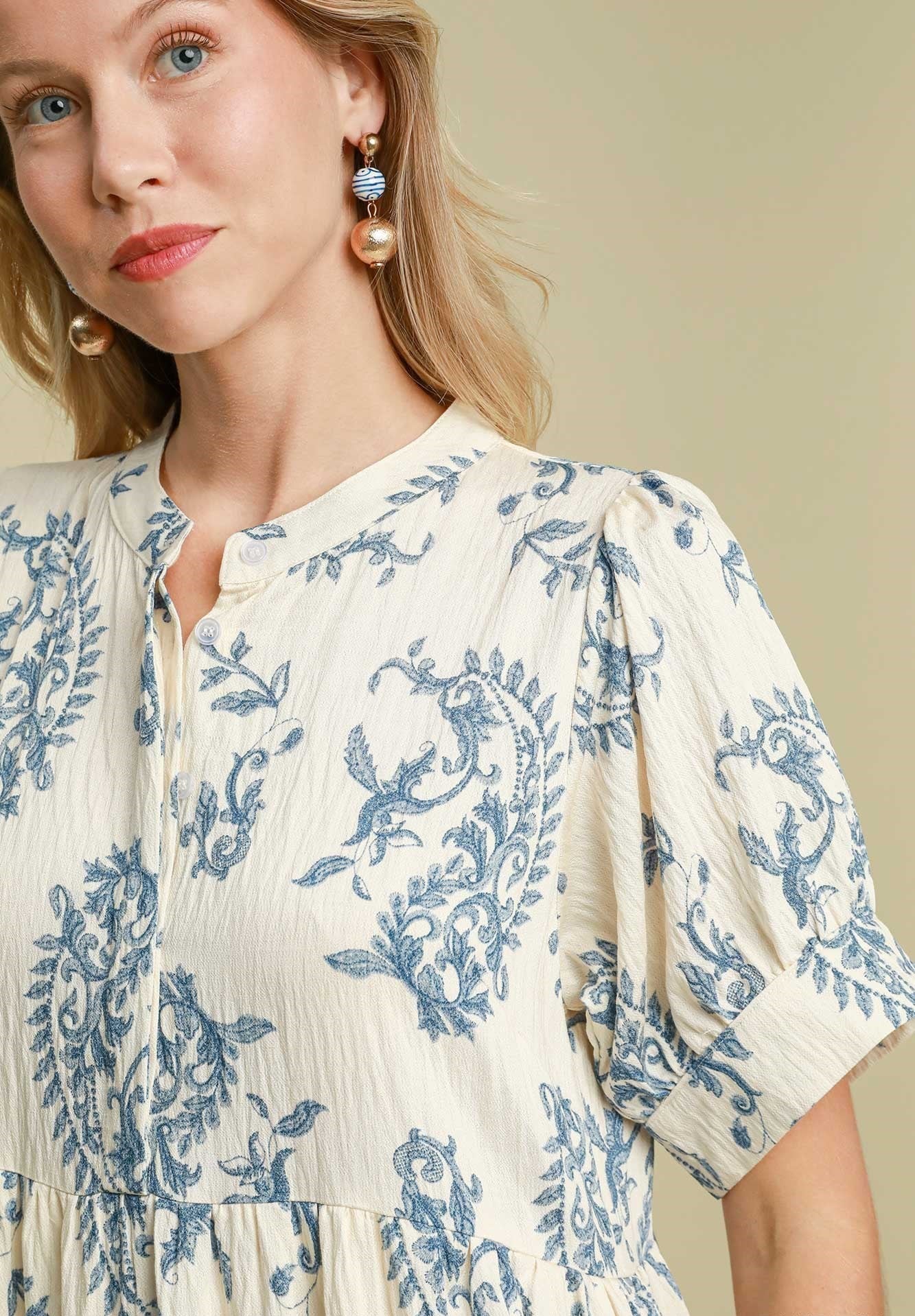 UMGEE Maxi Dress Blue Mix
